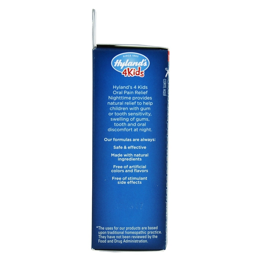 4kid Noite Oral Dor Natural Alívio - 125 Tablets Hylands - Imagem 4