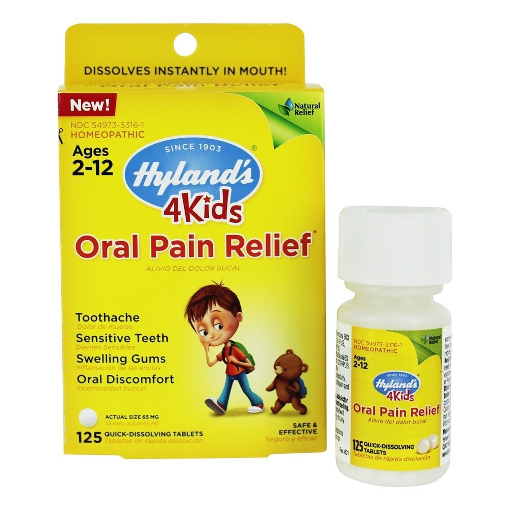 4kid Oral Dor Natural Alívio Comprimidos - 125 Tablets Hylands