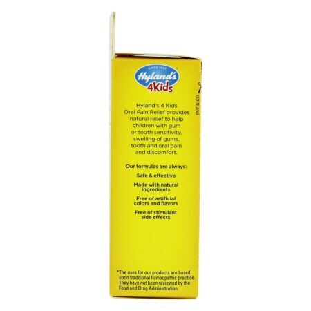 4kid Oral Dor Natural Alívio Comprimidos - 125 Tablets Hylands - Imagem 4
