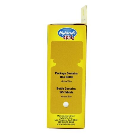 4kid Oral Dor Natural Alívio Comprimidos - 125 Tablets Hylands - Imagem 5