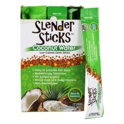 NOW Real Food Coconut Water Slender Sticks - 12 Contagem NOW Foods