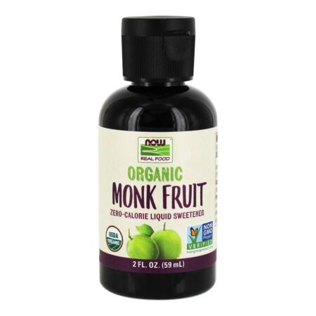 Orgânico Monge Fruto Zero Caloria Líquido Adoçante - 2 fl. oz. NOW Foods