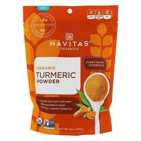 Pó De Cúrcuma Orgânica - 8 oz. Navitas Organics