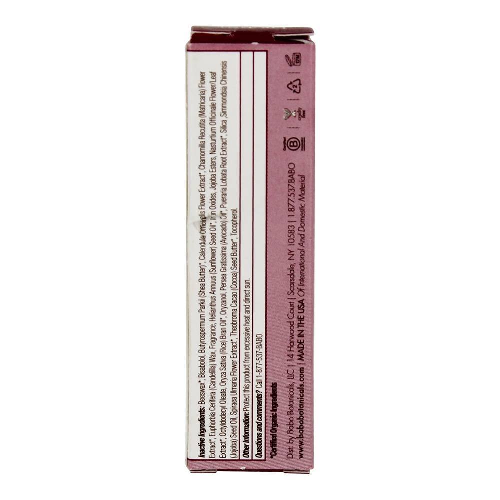 Lábio Matiz Condicionador Ameixa Rosa 15 SPF - 0.15 oz. Babo Botanicals - Imagem 3