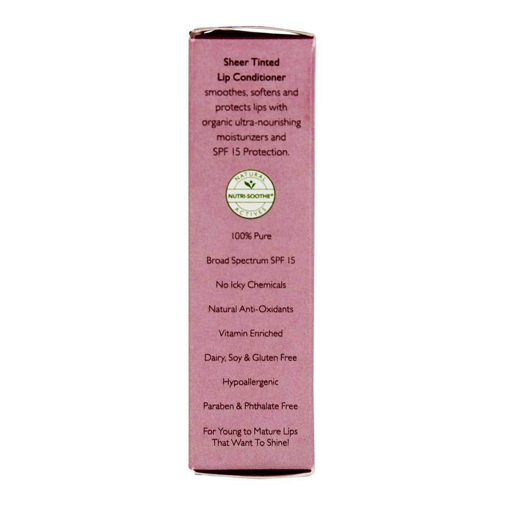 Lábio Matiz Condicionador Ameixa Rosa 15 SPF - 0.15 oz. Babo Botanicals - Imagem 5