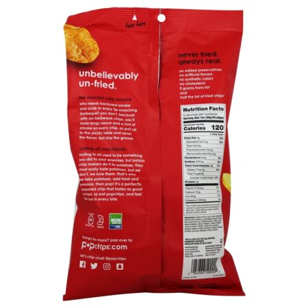 Batatas fritas churrasco - 5 oz. Popchips - Image 2