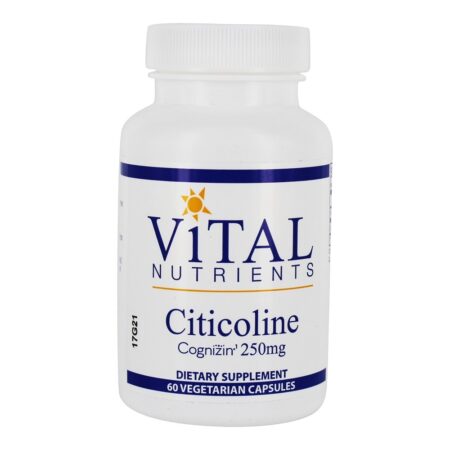 Citicoline Cognizin 250 mg. - Cápsulas vegetarianas 60 Vital Nutrients