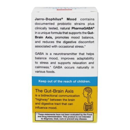 Jarro-Dophilus Probiótico Para o Humor 10 Bilhões de UFC - 30 Cápsula (s) vegetal (s) Jarrow Formulas - Imagem 3
