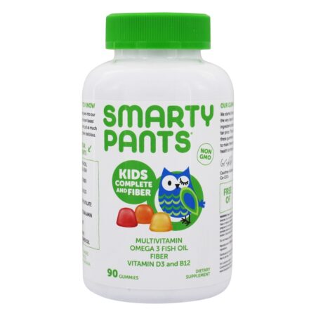 Crianças Completas Multivitamínico e Fórmula de Fibra - 90 Gummies SmartyPants