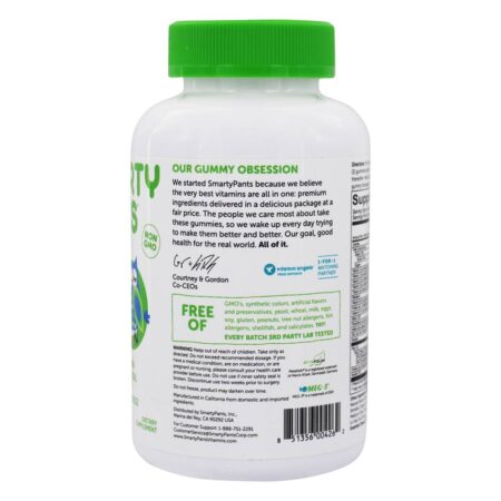 Crianças Completas Multivitamínico e Fórmula de Fibra - 90 Gummies SmartyPants - Image 3