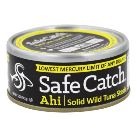 Bife de Atum Ahi Selvagem Cozido Lento Premium Sólido - 5 oz. Safe Catch