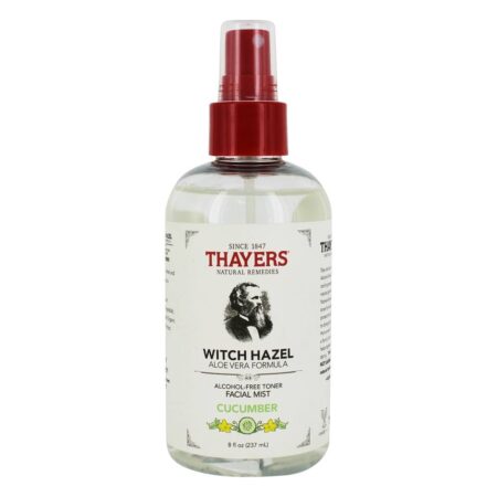 Bruxa Aveleira álcool-Livre Facial Névoa Toner com Aloés Vera Fórmula Pepino - 8 fl. oz. Thayers