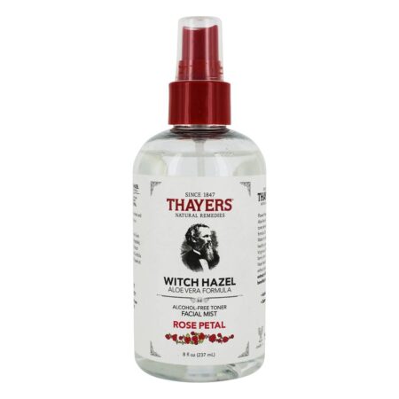 Bruxa Aveleira álcool-Livre Facial Névoa Toner com Aloés Vera Fórmula Rosa Pétala - 8 fl. oz. Thayers