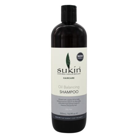 Champô de Equilíbrio de Óleo para Cabelos oleosos Citrus & Spearmint - 16.9 fl. oz. Sukin