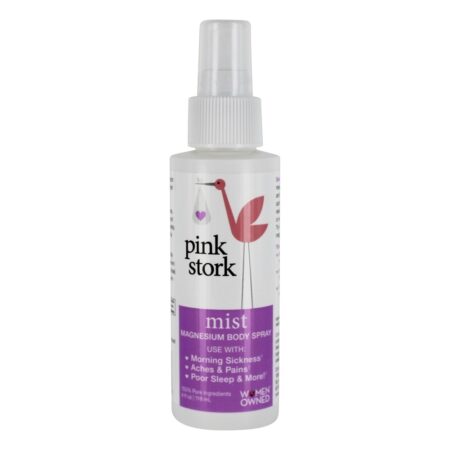 Spray de magnésio névoa para doença de manhã - 4 fl. oz. Pink Stork - Imagem 2