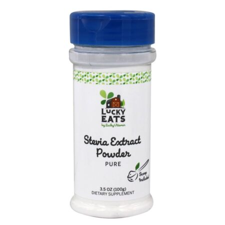 Pure Pó de extrato de estévia 182 porções sem sabor - 3.5 oz. LuckyEats