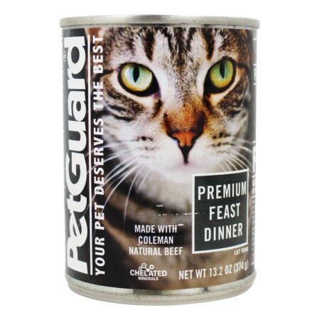 Jantar de comida Premium de comida de gato enlatada - 13.2 oz. PetGuard