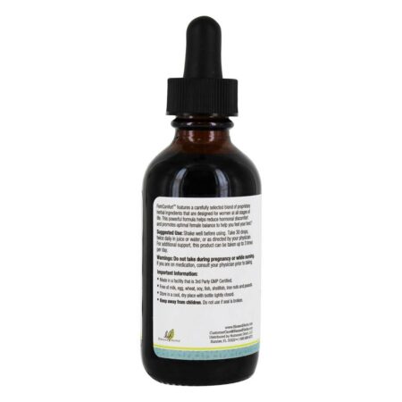 Femcomfort Feminino Hormonal Balance Apoiar - 2 fl. oz. Blessed Herbs - Imagem 3