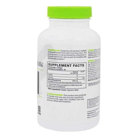 Suporte à perda de peso do CLA Essentials 1000 mg. - 90 Softgels Muscle Pharm - Image 2