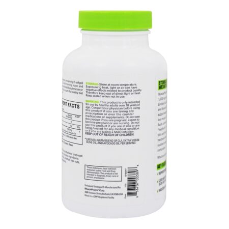 Suporte à perda de peso do CLA Essentials 1000 mg. - 90 Softgels Muscle Pharm - Image 3