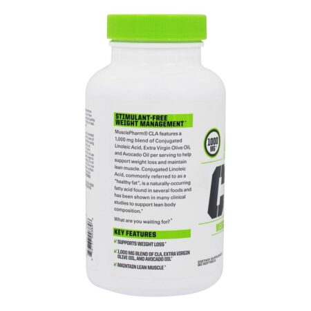 Suporte à perda de peso do CLA Essentials 1000 mg. - 90 Softgels Muscle Pharm - Image 4