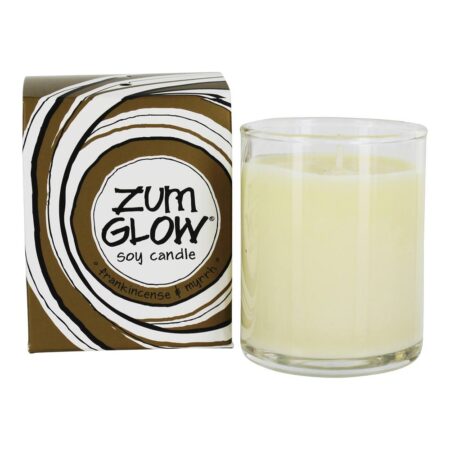 Zum Glow Soy Candle Incenso e Mirra - 2.5 oz. Indigo Wild