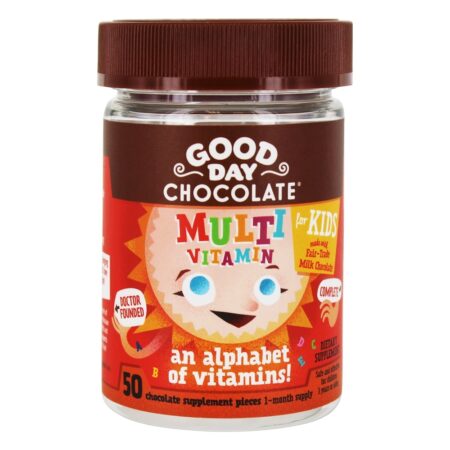 Multivitamínico para Crianças Suplemento ao Chocolate - 50 Peça (s) Good Day Chocolate