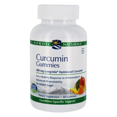 Curcumin Optimized Healthy Inflamation Response Mango 200 mg. - 60 Gummies Nordic Naturals Professional