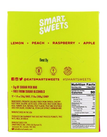 Gummy Bears Sour - 12 Malas SmartSweets - Image 2