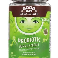 Suplemento probiótico para chocolate para adultos 2 bilhões de UFC - 80 Peça (s) Good Day Chocolate