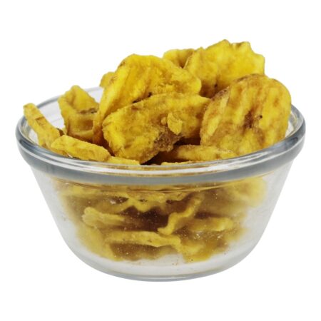 Organic Ridged Banana Chips Sal Marinho & Vinagre - 5 oz. Barnana - Image 3