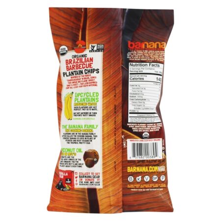 Churrasqueira Orgânica Ridged Chips De Banana - 5 oz. Barnana - Image 2