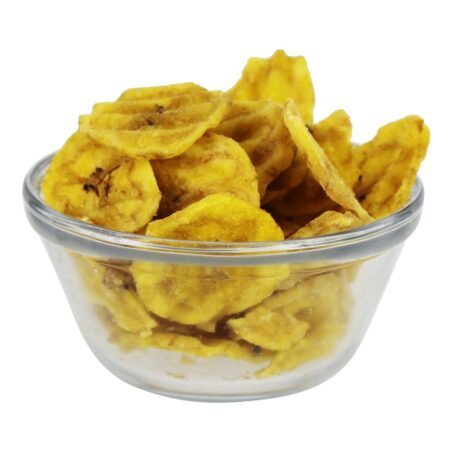 Organic Ridged banana-da-terra Chips Himalayan Pink Sea Salt - 5 oz. Barnana - Image 3