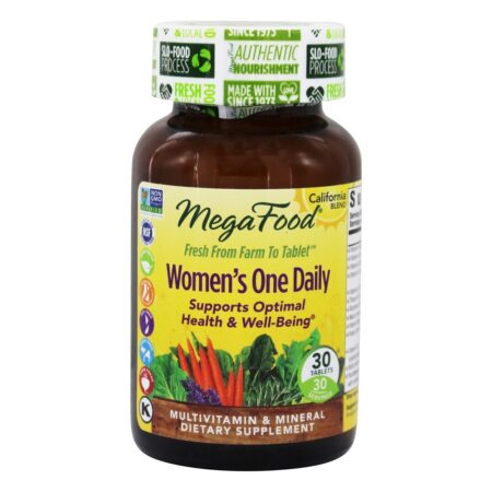 Um multivitamínico diário feminino - 30 Tablets MegaFood