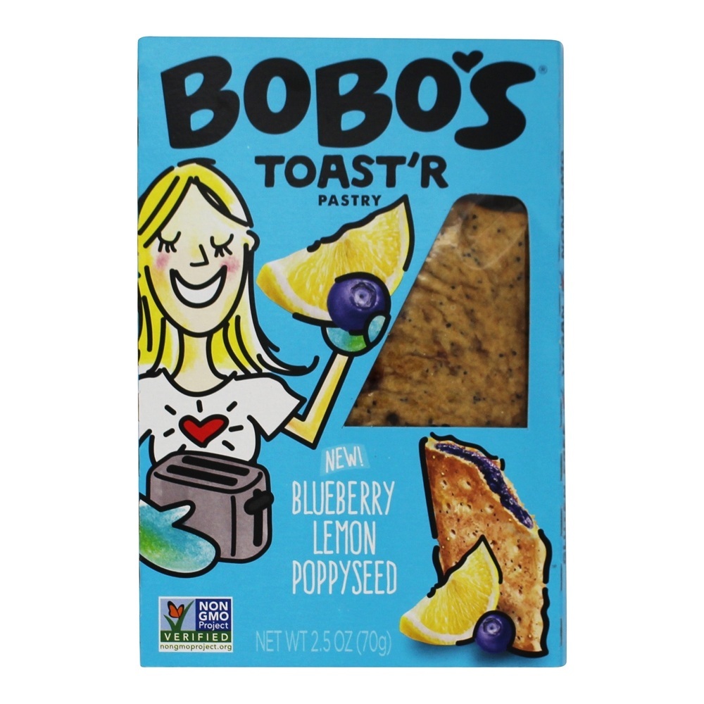 Pastelaria Toast'r Blueberry Lemon Poppyseed - Pacote 12 Bobo's Oat Bars - Imagem 5