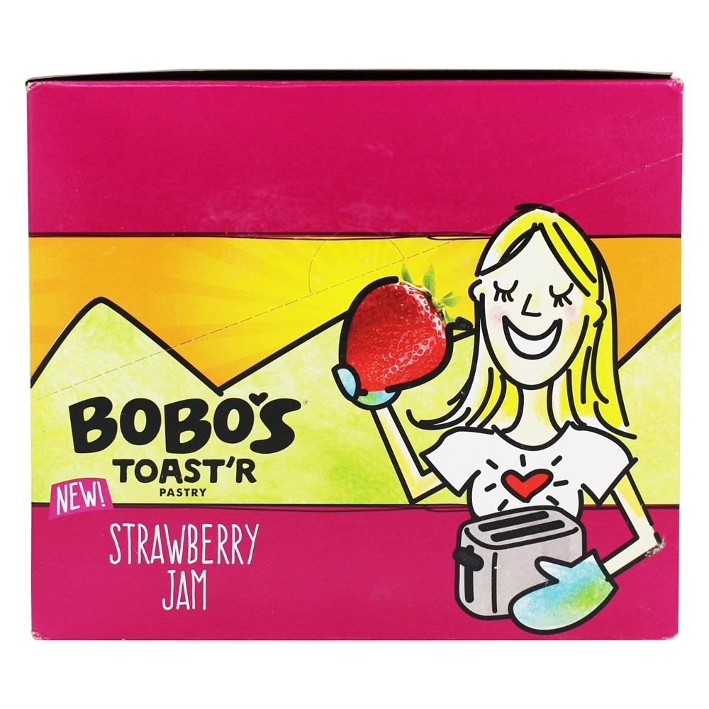 Toast'R Pastries Strawberry Jam - Pacote 12 Bobo's Oat Bars - Imagem 4
