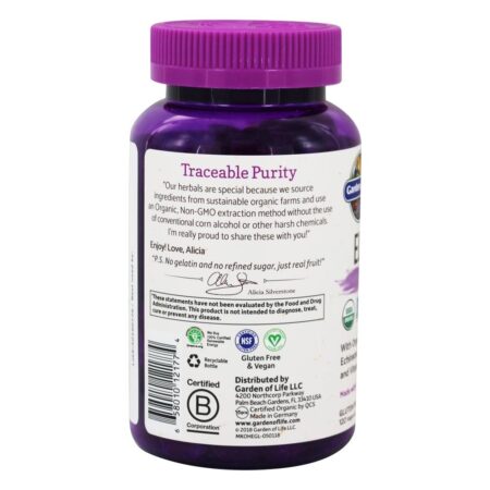 mykind Organics Elderberry Imune Formula - 120 Gummies Garden of Life - Image 3