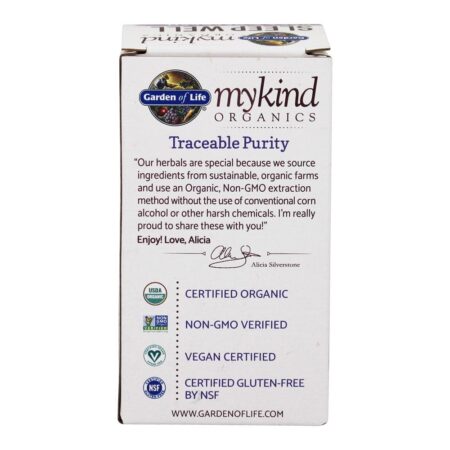 mykind Organics Sleep Well Descansar e Atualizar Fórmula - 30 Tablet (s) vegano (s) Garden of Life - Image 3