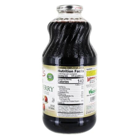 Organic Pure Suco fresco pressionado Tart Cherry - 32 fl. oz. Lakewood - Image 3