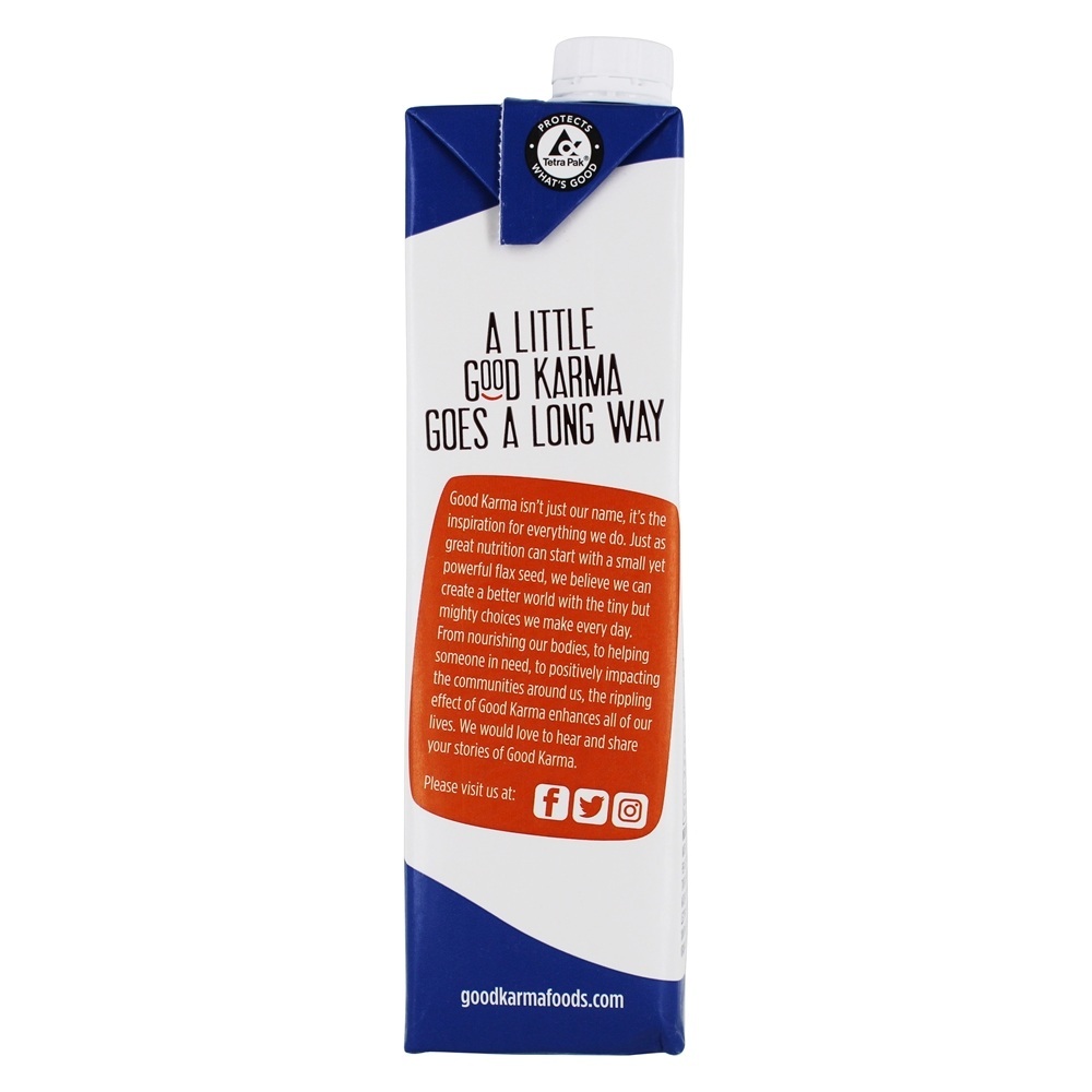 Leite de Linho com Omega - 3 + Baunilha De Proteína - 32 fl. oz. Good Karma - Imagem 4