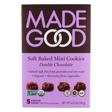 Soft Baked Mini Cookies Duplo Chocolate - 5 Pacote (s) Made Good