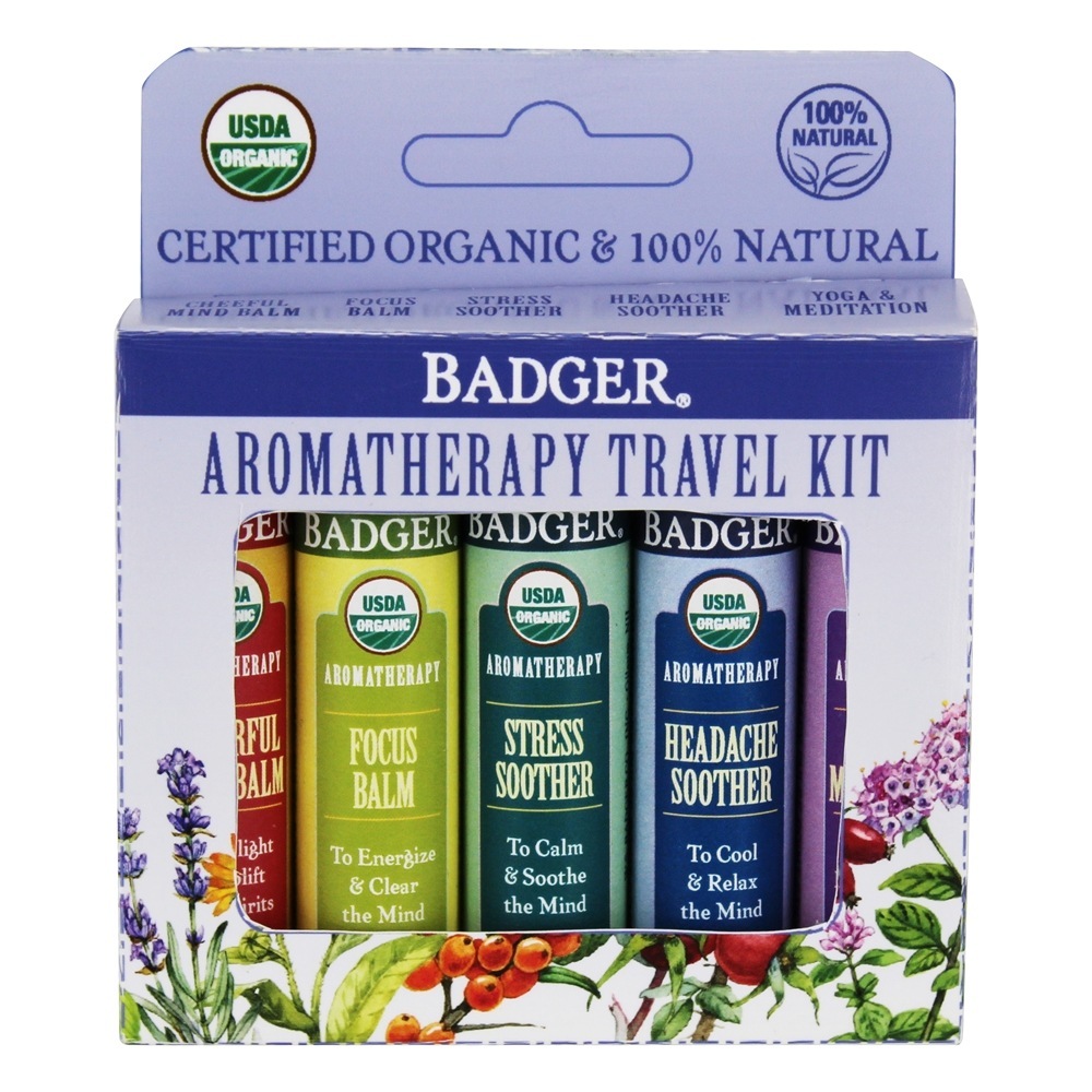 Kit de bálsamo labial de aromaterapia - 5 Contagem Badger - Imagem 2