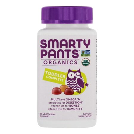 Organics Toddler Completo Multivitamínico - 60 Gomas vegetarianas SmartyPants