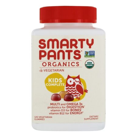 Organics Kids Completo Multivitamínico - 120 Gomas vegetarianas SmartyPants