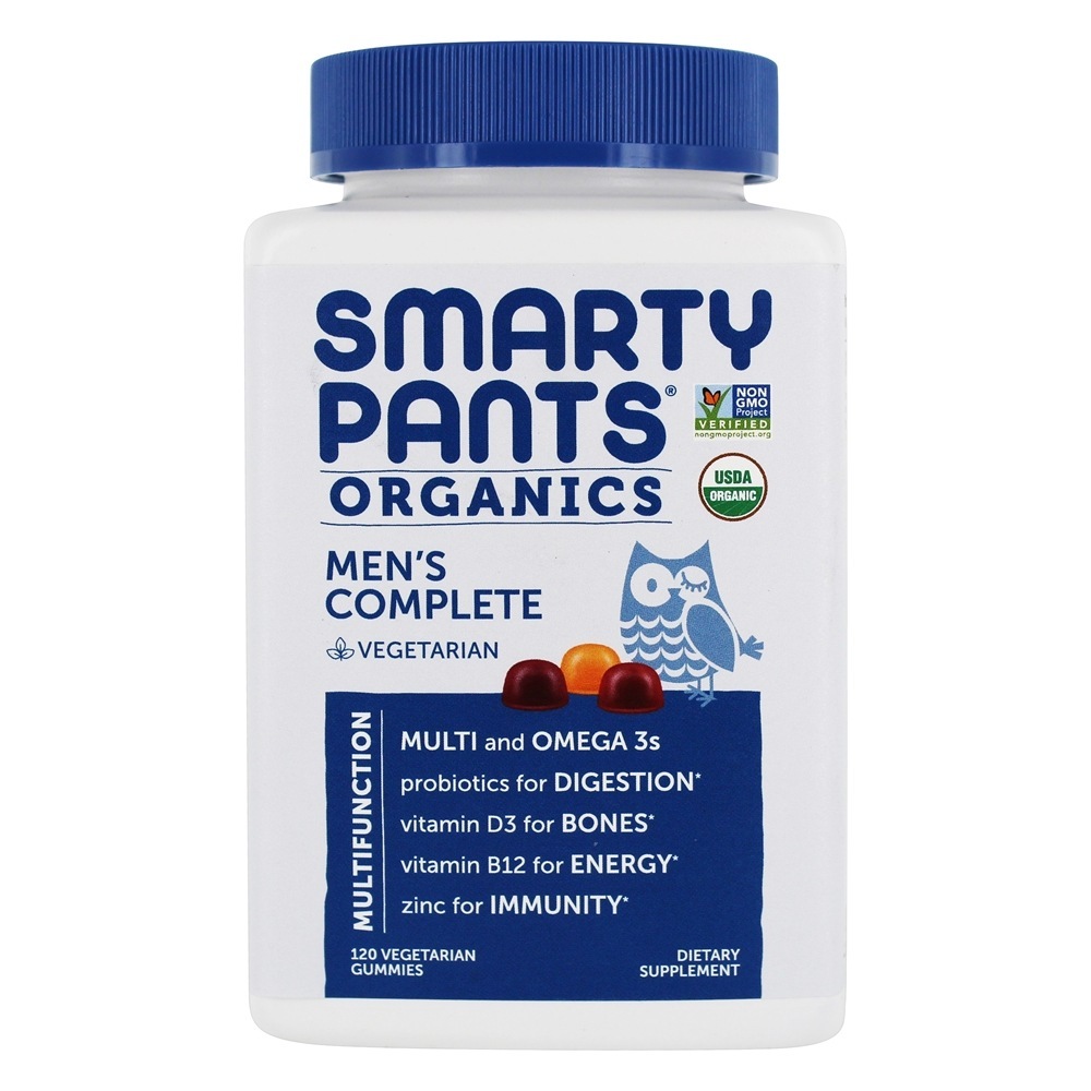 Multivitamínico Completo de Organics Masculino - 120 Gomas vegetarianas SmartyPants