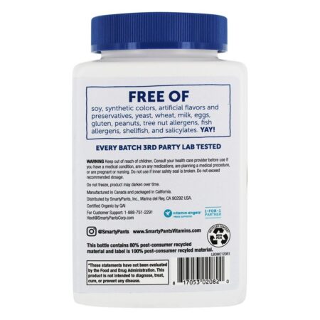 Multivitamínico Completo de Organics Masculino - 120 Gomas vegetarianas SmartyPants - Imagem 3