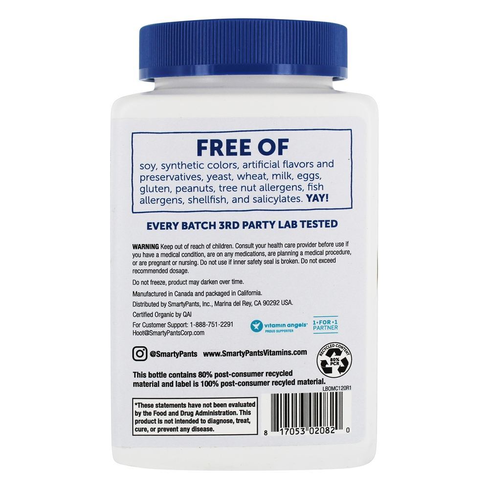 Multivitamínico Completo de Organics Masculino - 120 Gomas vegetarianas SmartyPants - Imagem 3
