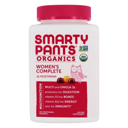 Multivitamínico Completo de Organics Women's - 120 Gomas vegetarianas SmartyPants