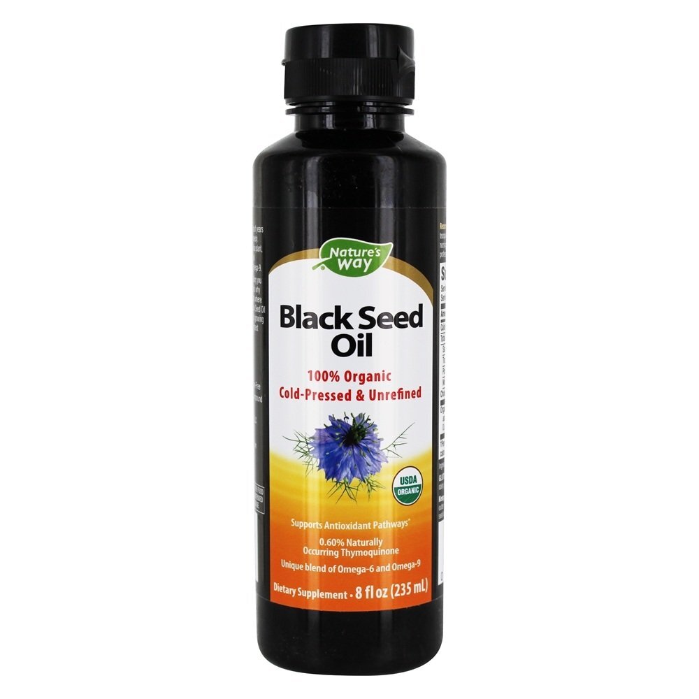 Óleo de Semente Preto 100 % Orgânico - 8 fl. oz. Nature's Way