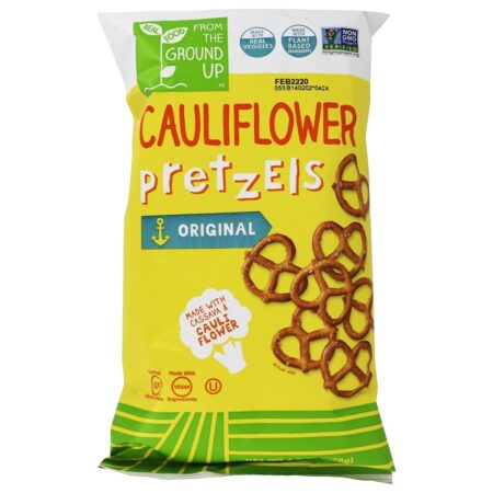 Original das torções do pretzel da couve-flor - 4.5 oz. From the Ground Up